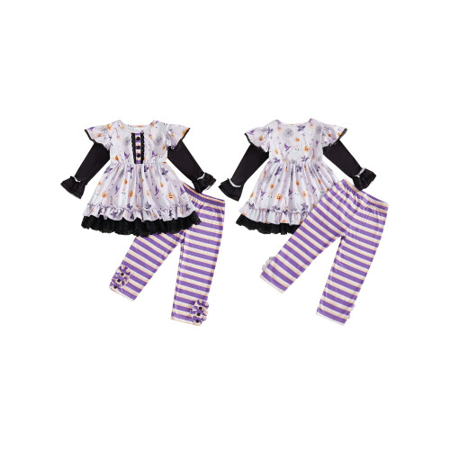 (12-18 Months, Purple) Conjunto de ropa (2 piezas). 1