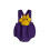 (0-3 Months, Purple) Ολόσωμη φόρμα με και σορτς 1