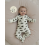 (3-6 Months, Green) Σετ Ολόσωμης Φόρμας με Σκούφο. 5