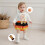 (6-9 Months, White) Σετ ρούχων για και κορδέλες. 5
