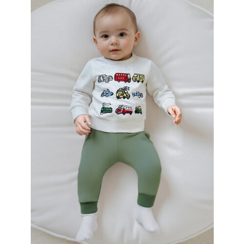 (18-24 Months, Gray) Completo autunnale per 2 pezzi). 2