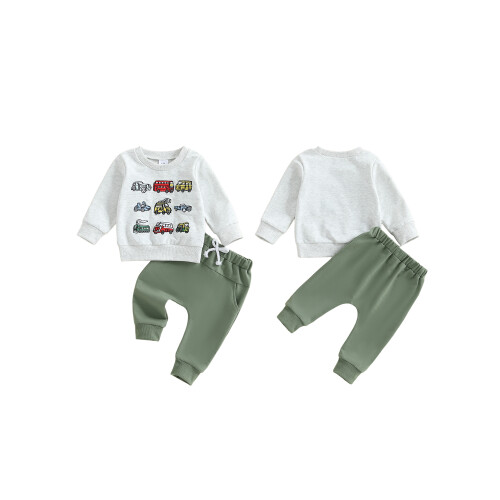 (18-24 Months, Gray) Completo autunnale per 2 pezzi). 1