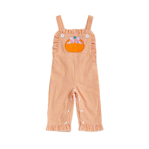 (18-24 Months, Orange) Παντελόνι για νήπια, βολάν, ολόσωμο