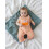 (18-24 Months, Orange) Παντελόνι για νήπια, βολάν, ολόσωμο 4