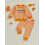 (2-3 Years, Orange) Conjunto de 2 a rayas. 7