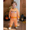 (2-3 Years, Orange) Conjunto de 2 a rayas. 4