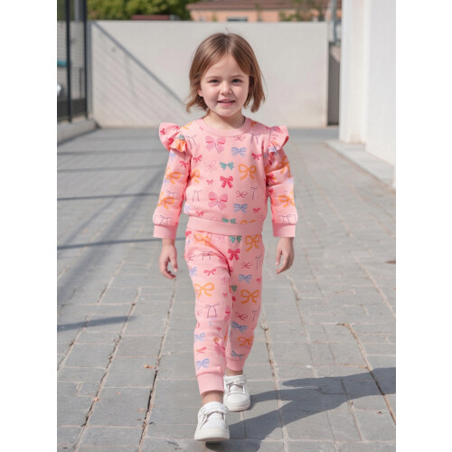(6-12 Months, Pink) Φθινοπωρινά ρούχα για και παντελόνι 2
