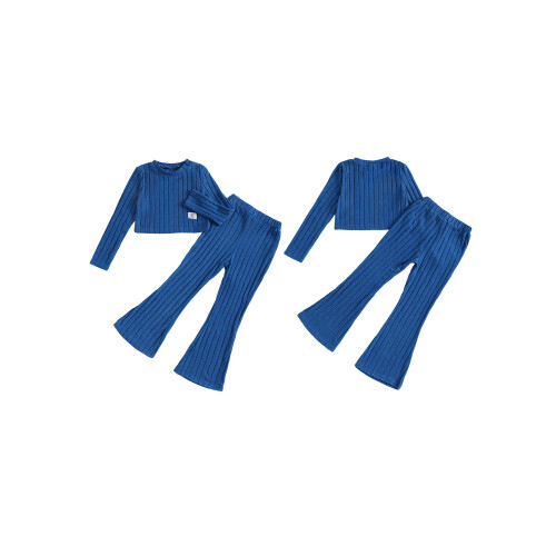 (8 Years, Blue) Herbst Strickoutfit für Bund (2-teilig) 1