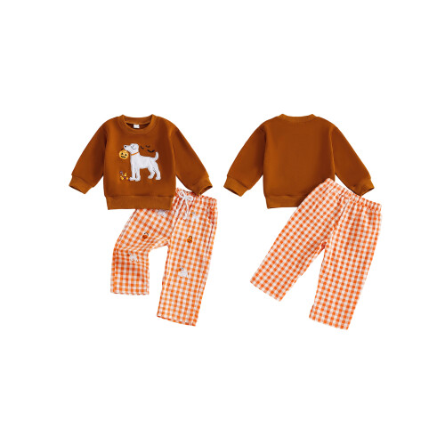 (4-5 Years, Orange) Στολή Halloween για σχέδιο σκύλου 1