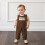 (12-18 Months, Khaki) Μωρουδιακή φόρμα με με γαλοπούλα 3