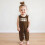 (12-18 Months, Khaki) Μωρουδιακή φόρμα με με γαλοπούλα 2