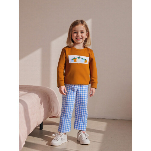 (3-4 Years, Brown) Σετ ρούχων 2 παντελόνι Halloween. 2