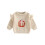 (6-9 Months, Khaki) Φθινοπωρινό πουλόβερ για κέντημα κολοκύθας 1