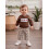 (3-4 Years, Brown) Φθινοπωρινή στολή για ρούχα νήπια 3