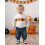 (18-24 Months, White) Πουλόβερ νήπια με πλεκτό μπλουζάκι 4