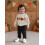 (18-24 Months, White) Πουλόβερ νήπια με πλεκτό μπλουζάκι 3