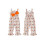 (2-3 Years, Beige) Φόρμα Halloween για νήπιο κορίτσι, Cami αμάνικη με στάμπα κολοκύθας 2