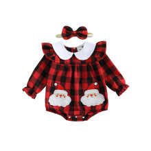 (12-18 Months, Red) Baby-Mädchen-Strampler mit Karomuster, und Halloween!