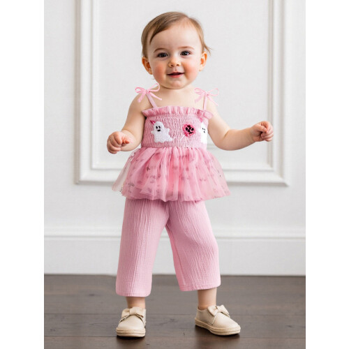 (12-18 Months, Pink) Σετ 2 τεμαχίων και Παντελόνι 2