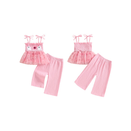 (2-3 Years, Pink) Σετ 2 τεμαχίων και Παντελόνι 1