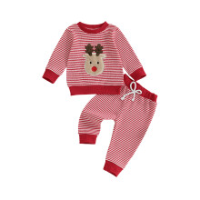 (6-12 Months, Red) Weihnachtsoutfit für Kleinkinder: mit Gummibund.