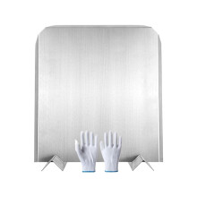 Fireplace Heat Reflector Stainless Steel Adjustable Fireback Panel for Energy Saving and Heat Protection