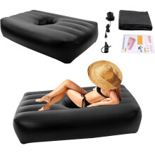 BBL Recovery Pillow Bed Inflatable Air Mattress with Hole 72x40 Inch for Post Surgery Care