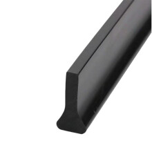Shower Water Barrier Silicone Stopper Waterproof Floor Seal Strip for Bathroom Kitchen Black 5m
