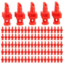 100 Stück 360-Grad-Nebeldüsenbewässerung, Sprinklersprühgerät für Gartenbewässerungssystem, Sprühgerät Zur Automatisierung Von Tropfern