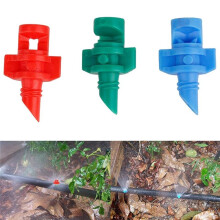 100PCS 360 Degree Misting Nozzle Irrigation,Sprinklers Sprayer for Garden Irrigation System, Sprayer Automizing Drippers