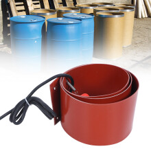 Riscaldatore in silicone per fusti metallici 200L 1000W da 30 a 150C, 125x1740mm, spina EU