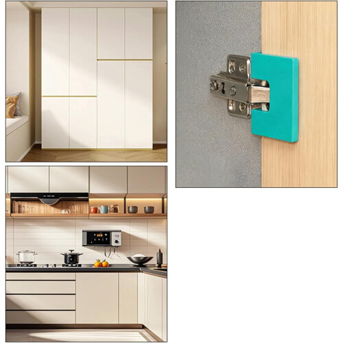 Adjustable Door Hinge Jig with Precision Alignment for Woodworking, Cabinets and Door Installation 2