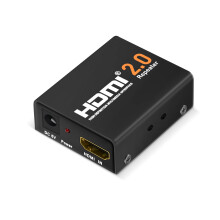 HDMI 2.0 Signal Booster 4K 60Hz Repeater 18Gbps Long Distance Extender HDCP 2.2 up to 60m
