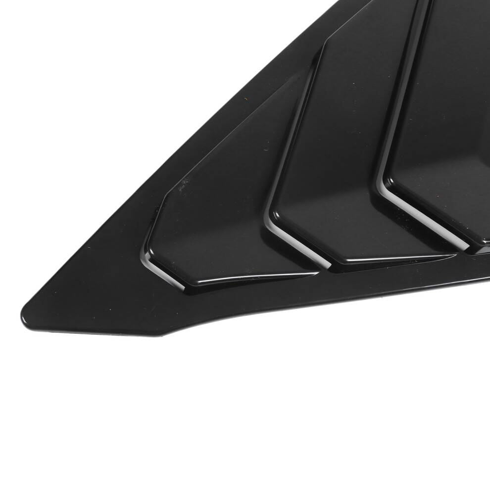 Abs Window Louvers 2Pcs For Civic 11Th Gen Black 7055741890611