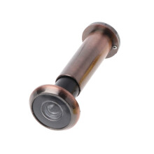 Solid Brass 220 Wide Angle Door Peephole Viewer with AntiPeeping Cover for Home Office Hotel