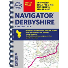 Philips Navigator Street Atlas Derbyshire and the Peak District by Phi