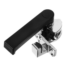 Heavy Duty Freezer Door Handle with Ergonomic Polished Grip and Zinc Alloy Cabinet Door Latch