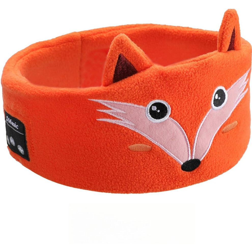 Inf Orange Fox Bluetooth Sleep Headphones Headband