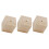 Wooden Cake Decorating Stand with Stable Support, Rectangular EcoFriendly Display Base Wood Color 1