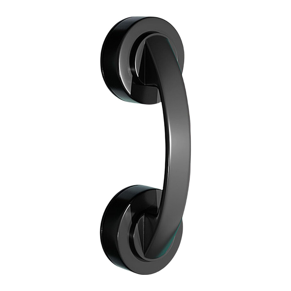 Glass Door Handle With Nodrill Installation, Modern Ergonomic Grip For Bathroom And Office Use 9169991259536