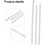 Window Blind Pull Rod 35 Inch Adjustable Plastic Pole with Hook for Awning and Blind Adjustment 2