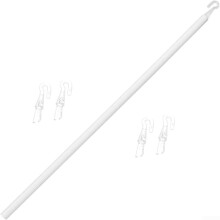 Window Blind Pull Rod 35 Inch Adjustable Plastic Pole with Hook for Awning and Blind Adjustment