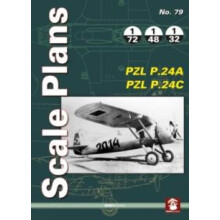 Scale Plans No. 79 PZL P.24A amp PZL P.24C by MMP Books Paperback Book