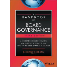 The Handbook of Board Governance Hardcover Book