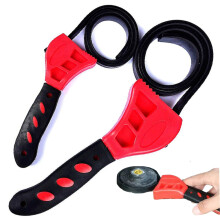 Adjustable Rubber Strap Wrench Set 6 inch and 8 inch Heavy Duty Non Slip Grip for Plumbing and Automotive