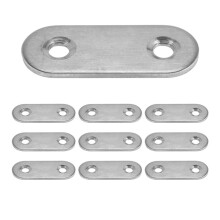 Placas de ReparacióN Planas ReparacióN FijacióN Soportes de UnióN 40X15Mm 10 Piezas