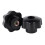 2 Pcs M10 Female Thread Nuts 50mm Plastic Star  Clamping Knob Grip 4