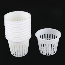 10 St 3 Tums Heavy Duty Mesh Pot Net Cup Hydroponisk Aeroponic Plantering Grow Clone Vit