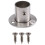 Closet Wardrobe 22mm Dia Pipe Hanging Rail Rod End Support Bracket 1