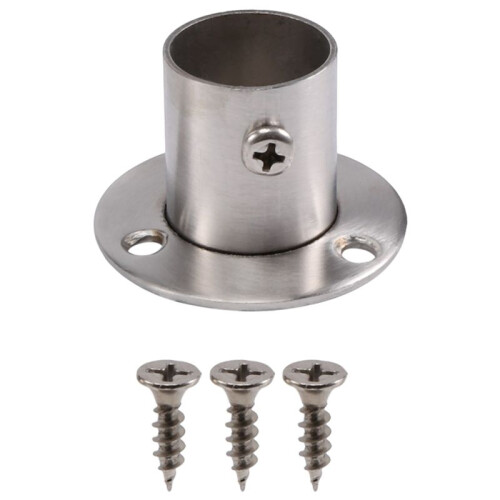 Placard Penderie 22Mm Dia Pipe Hanging Rail Rod End Support Support